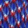 Paracord (Паракорд) 550 - Red blue white camo